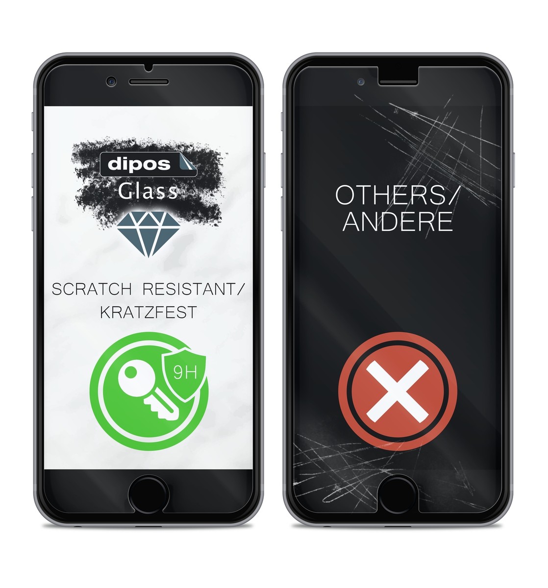 Dipos 5x Pellicola Protettiva Crystalclear Per Oppo A72 - Taglio Laser, Made In Germany, Antigraffio, Applicazione Senza Bolle