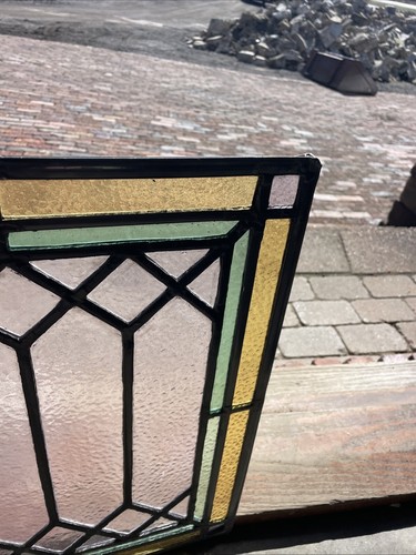 SG5027 stained glass window no frame 16.25 x 20 - Picture 3 of 7