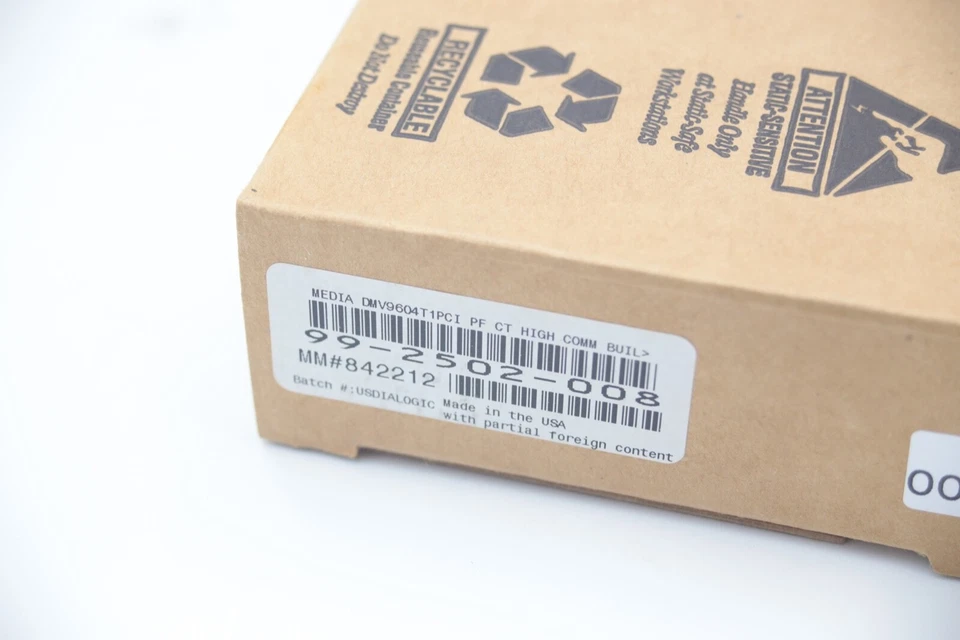 Dialogic DMV9604T1PCI PF CT DM3 PCI QUAD 4-PORT Telephony ISDN PCI CARD HSL - Image 2 of 2