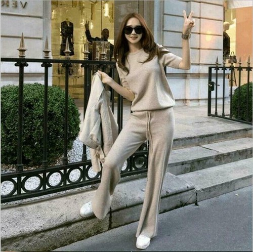 Cashmere Wide Leg Pants Chic 