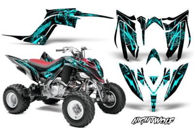 ATV Graphics Kit Sticker Decal for Yamaha Raptor 700R 13-22 NIGHTWOLF M