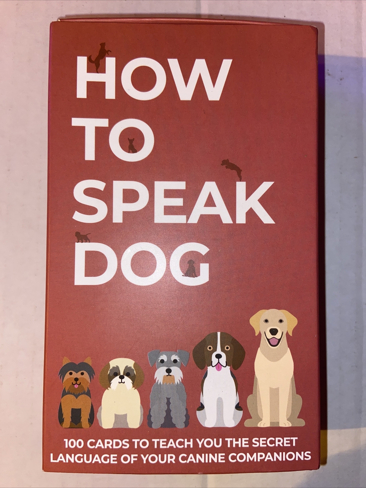 How To Speak Dog 100 Cards Secret Language - Teach You How To Communicate w  Dogs 5056004332062 | eBay