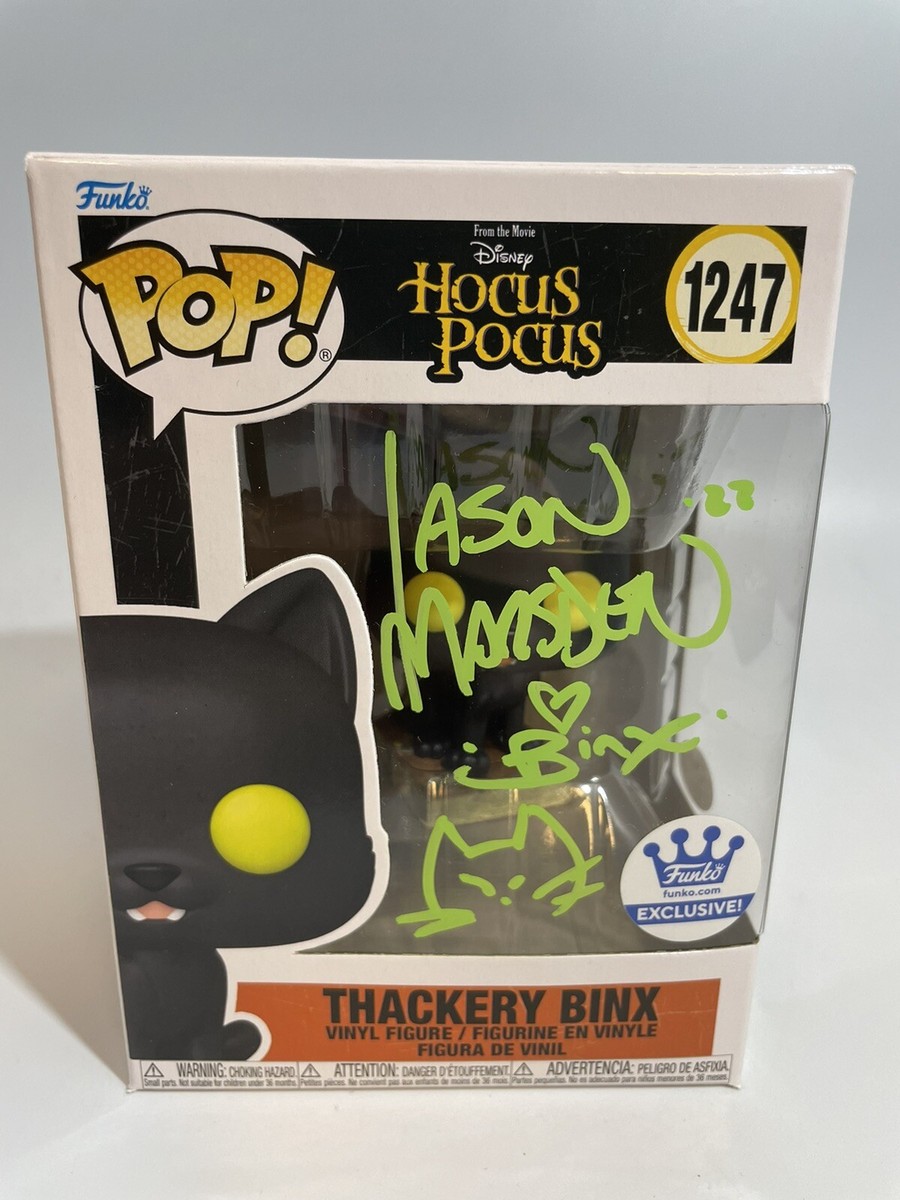 JASON MARSDEN Signed HOCUS POCUS THACKERY BINX FUNKO POP Vinyl
