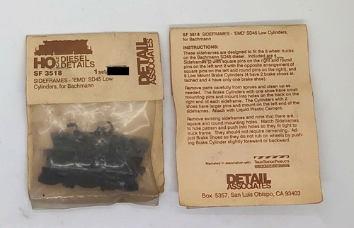 DETAIL ASSOCIATES American HO Scale Detailing Parts - Multi Listing - Picture 198 of 203