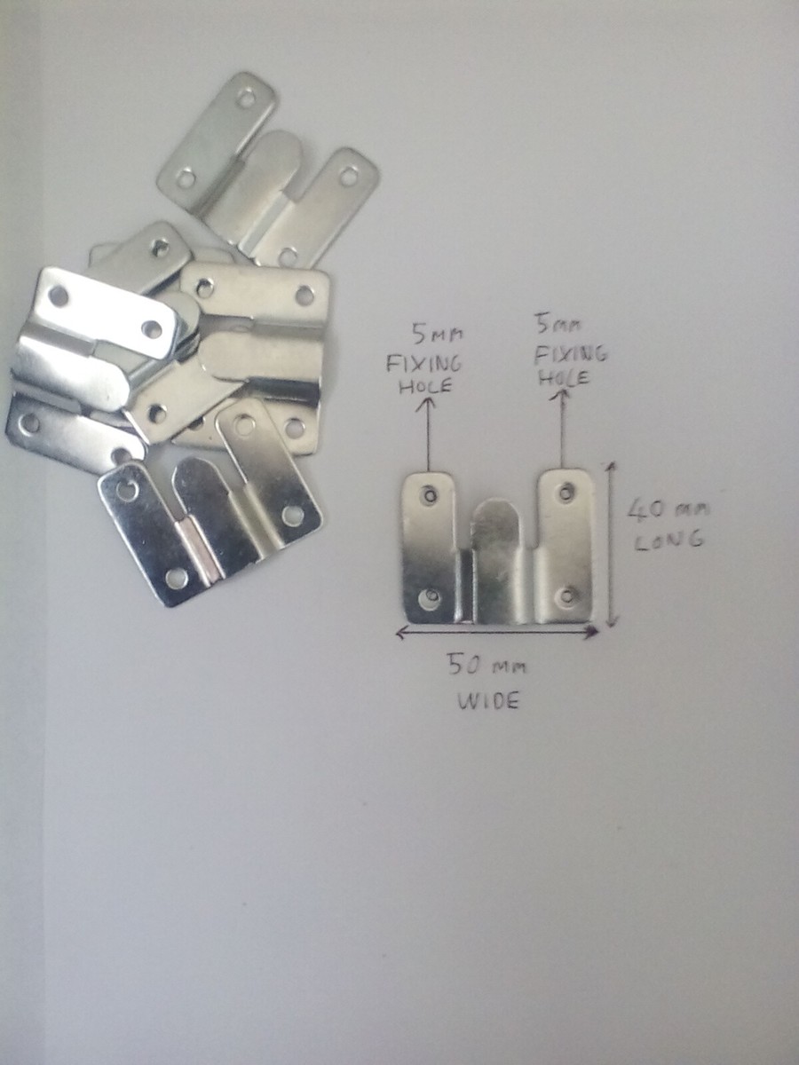 Heavy Duty Metal Chrome Finish Picture Frame Hooks Wall Hanging