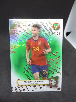 Topps Pristine UEFA Euro 2023/24 Spain Aymeric Laporte - #168 -38/125