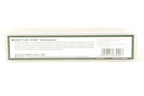 KATO N-Scale #176-2140 EMD F7A AT&SF Yellowbonnet Freight #330 Made in Japan - Picture 4 of 17