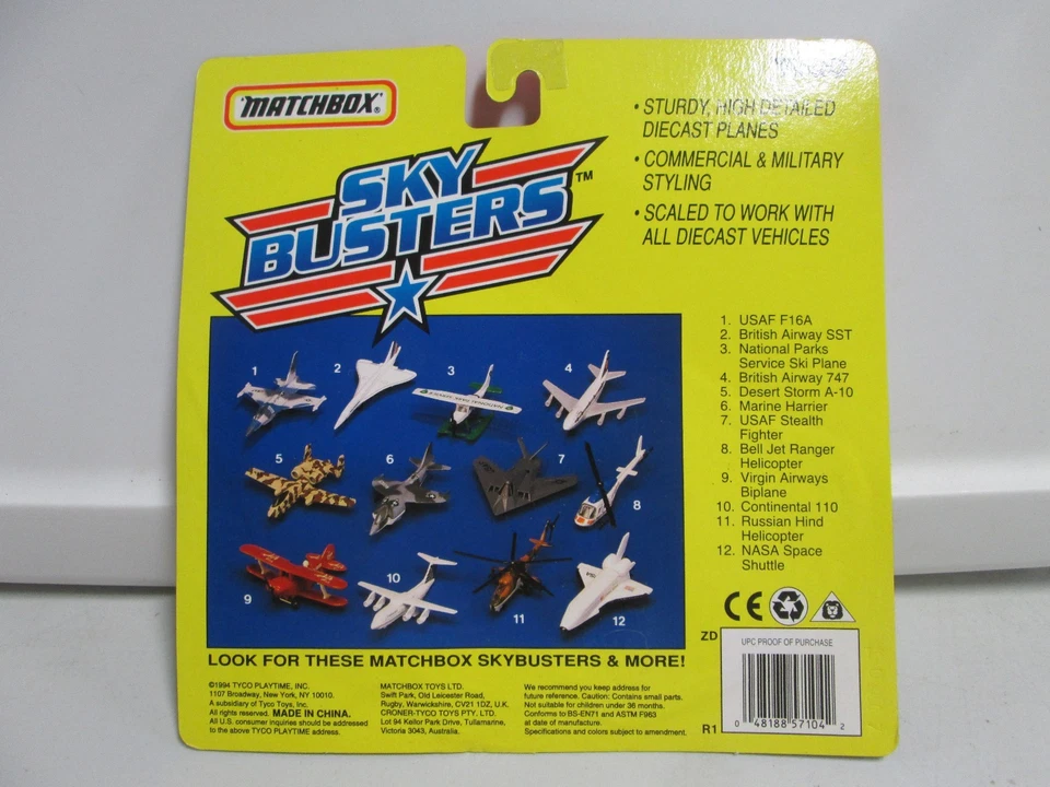 Matchbox Sky Busters Dual Pak US Air Force, Marines - Image 3 of 3