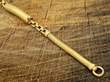 Forstner Watch Band Ring End NOS Vintage Unused Ratchet Deployment Gold Filled