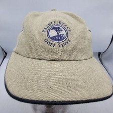 Pebble Beach Classic Made In The USA Beige Adults Hat Cap Casual Outdoors Golf