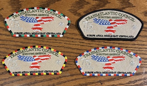 Boy Scout Transatlantic Council 75th Anniversary 2025 Set Of Four Csps Mint
