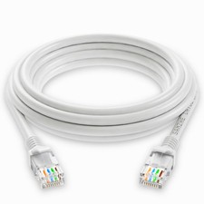 25FT Cat5E PoE IP Camera NVR Ethernet Cable Outdoor/Indoor RJ45 Jacks Cord Wire
