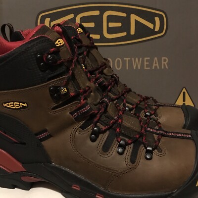 NEW KEEN Utility Men s Size 12 WIDE Pittsburg 6  Steel Toe WP Work Boots 1007024