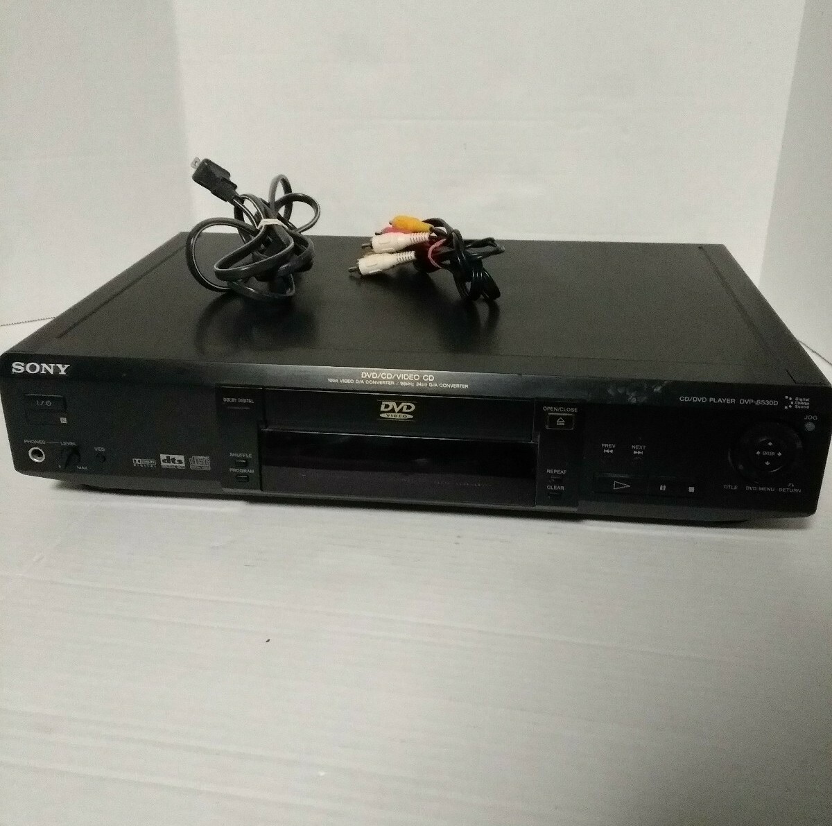 Sony DVD/CD/Video CD Player DVP-S530D NO Remote - Tested