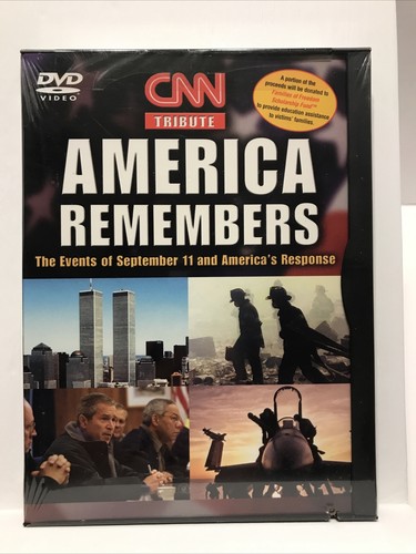 CNN Tribute - America Remembers (DVD, 2002) 9/11 Documentary / Brand New - Imagen 1 de 5
