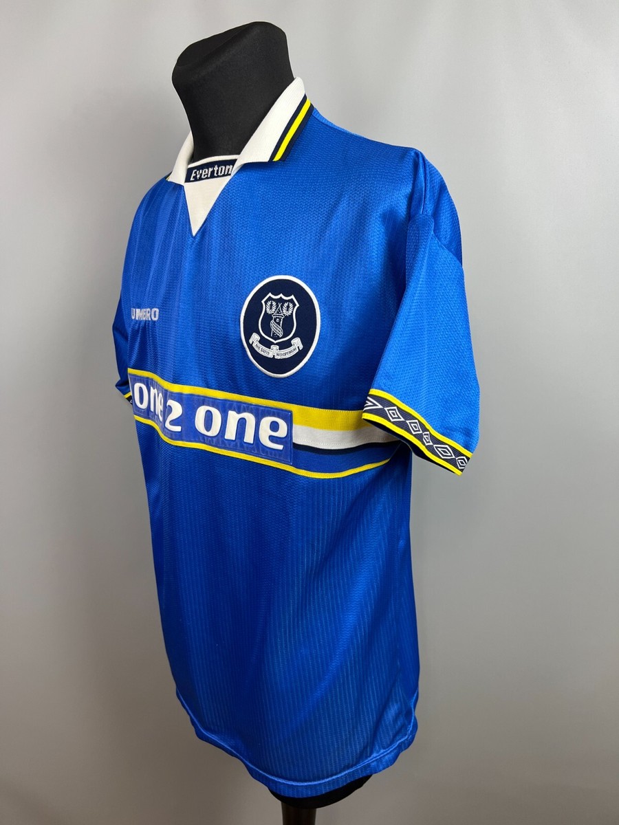 【古着】Everton エヴァートン ユニフォーム ゲームシャツUmbro 古着】Everton エヴァートン ユニフォーム ゲームシャツUmbro 古着