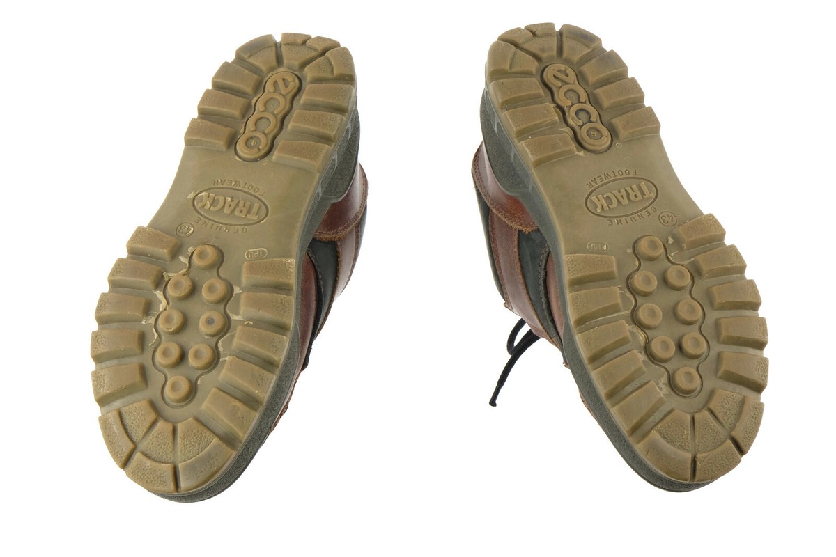 ECCO Gore-Tex Brown Nubuck & Oiled Leather Oxford Boat Shoes  display picture 1