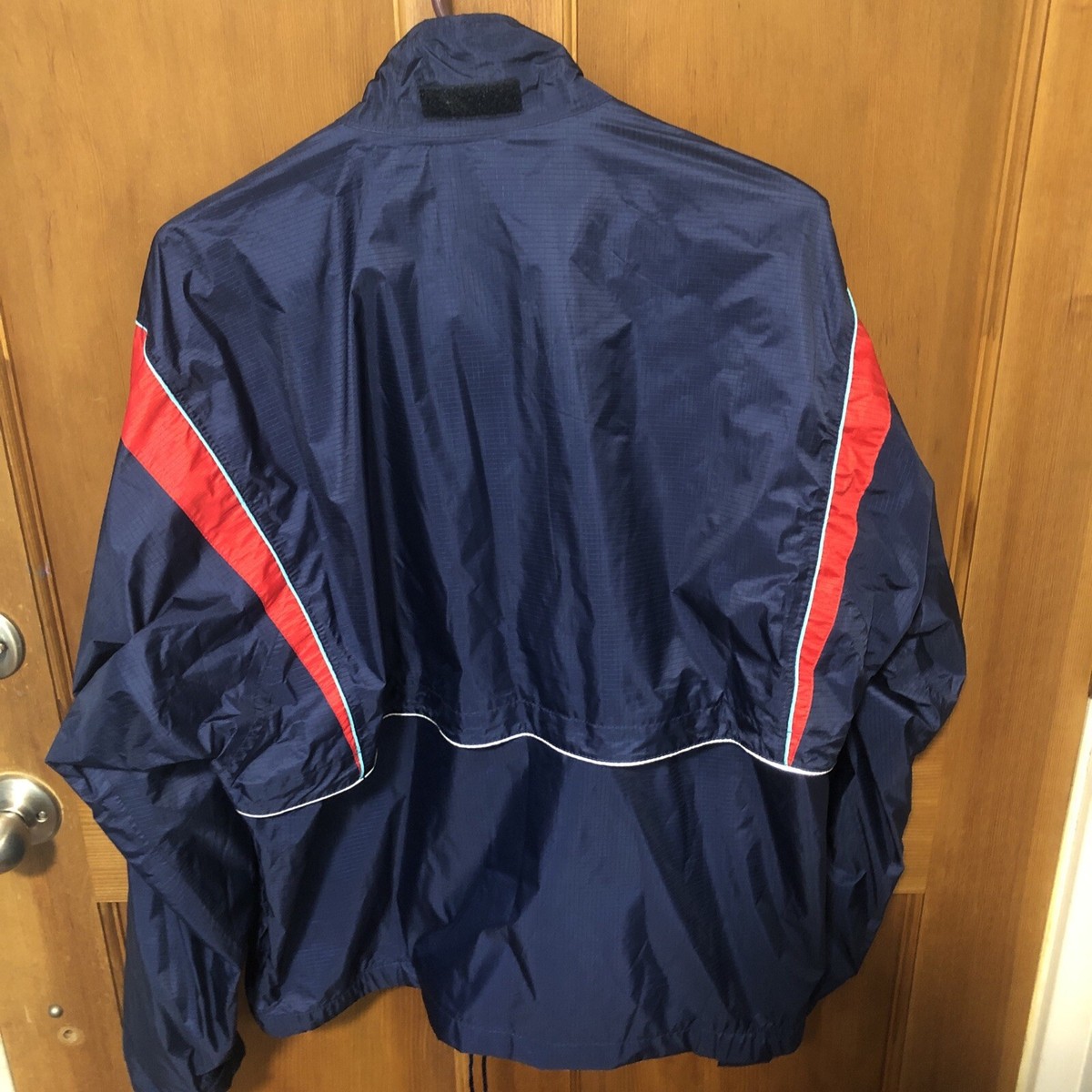 1990's ASICS Vintage Goretex Windbreaker Large Blue Red Retro OG