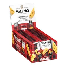 Walker’s All-Butter Shortbread Fingers - 2-Count Snack Packs (Pack of 24) - Auth