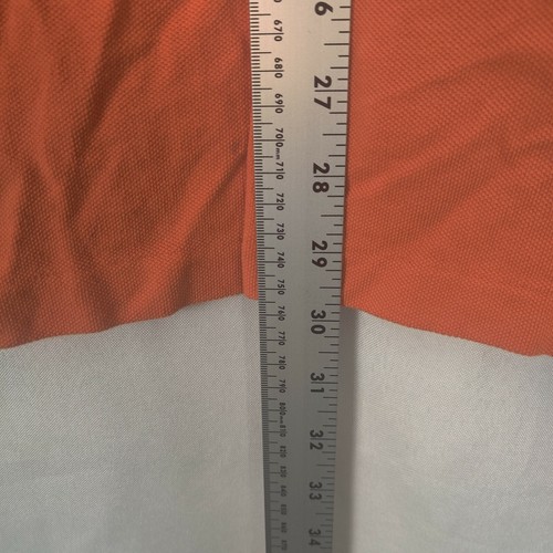 Ralph Lauren Polo Men Large Solid Orange Short Sleeve  - Imagen 6 de 8
