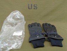 US Military Black Leather Cold Wet Weather Gloves Small Size 2 New 2004 223-L