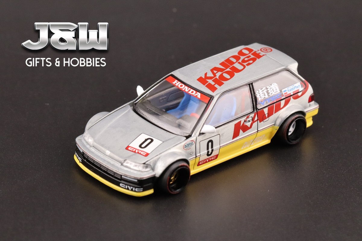 Kaido House x Mini GT Honda Civic (EF) Kanjo V1 #139 1/64 Kaido House x Mini GT Honda Civic (EF) Kanjo V1 #139 1/64
