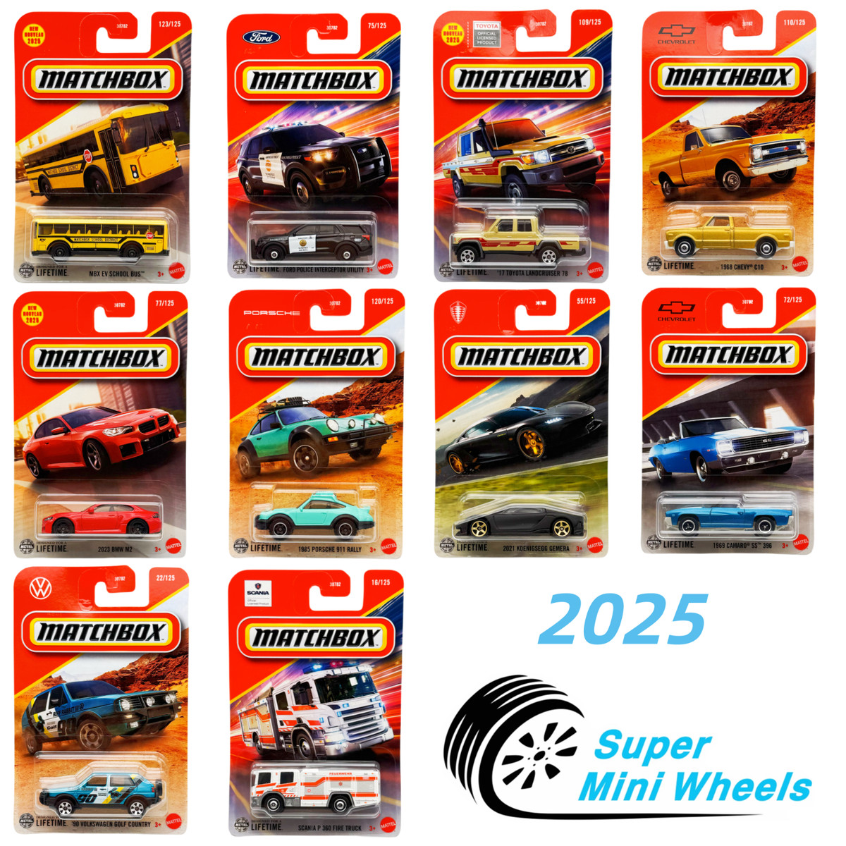 2025 Matchbox Diecast Car - You Choose - Update 5/30/2025