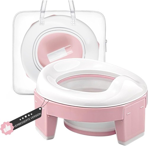 Travel Potty Seat Kids Folding Training Toilet Chair Travel Potty for Toddler UK - Picture 11 of 12