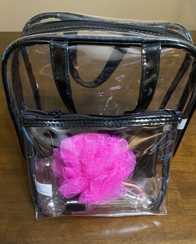 Basics 6-Piece Transparent PVC Travel Tote - Bild 4 von 12