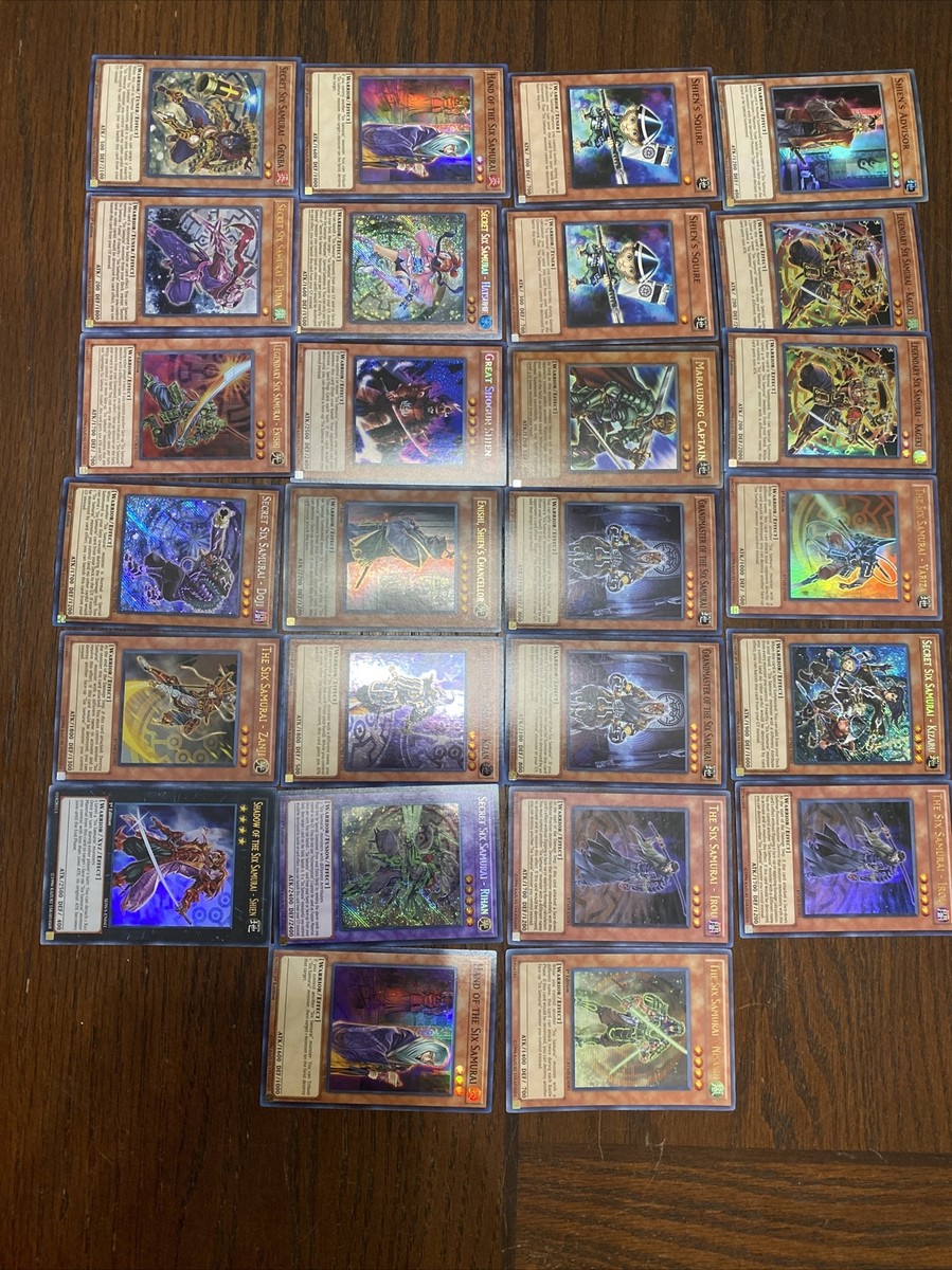 yugioh six samurai deck for sale Yu-Gi-Oh! - Legendary - Shinai (STOR-EN023) - Storm of Ragnarok - Unlimited Edition This is of Ultimate Rare rarity yugioh six samurai deck |