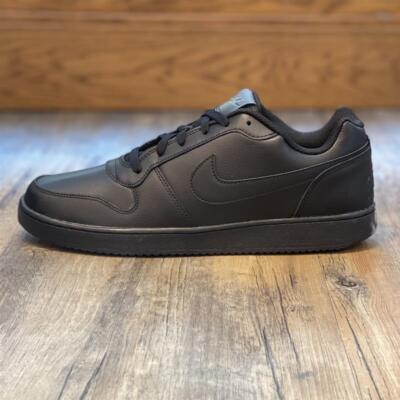 Nike Ebernon Low Gr.42,5 schwarz AQ1775 003 Herren Leder Sneaker Schuhe