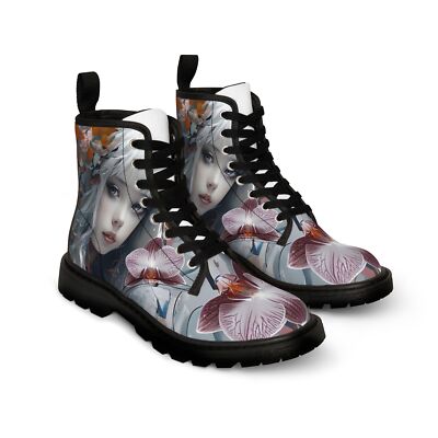 Women's Boots Retro Punk Combat Style Japanese Anime Fantasy