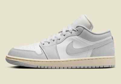 ◆Nike◆ air jordan 1 low women's shoes DC0774-130 Nike Air Jordan 1 Low Shoes 'Coconut Milk Neutral Grey