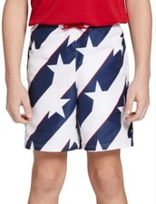 DSG Boys Rec Short Pure White Bold Star Size XL