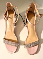 BETSEY JOHNSON BLING STRAPPY SANDALS Size: 8 1/2