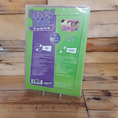 Sunday Bible Toons DVD New / Sealed Cartoon Singalong Classics - Picture 2 of 3
