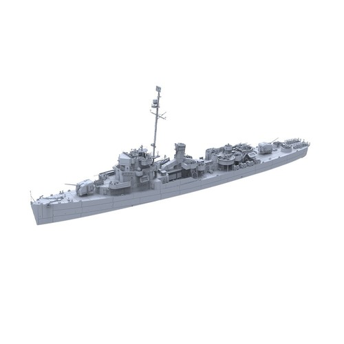 SSMODEL 1/200 Military Model Kit USS Buckley Class Coolbaugh Frigate DE-217 - Picture 2 of 5