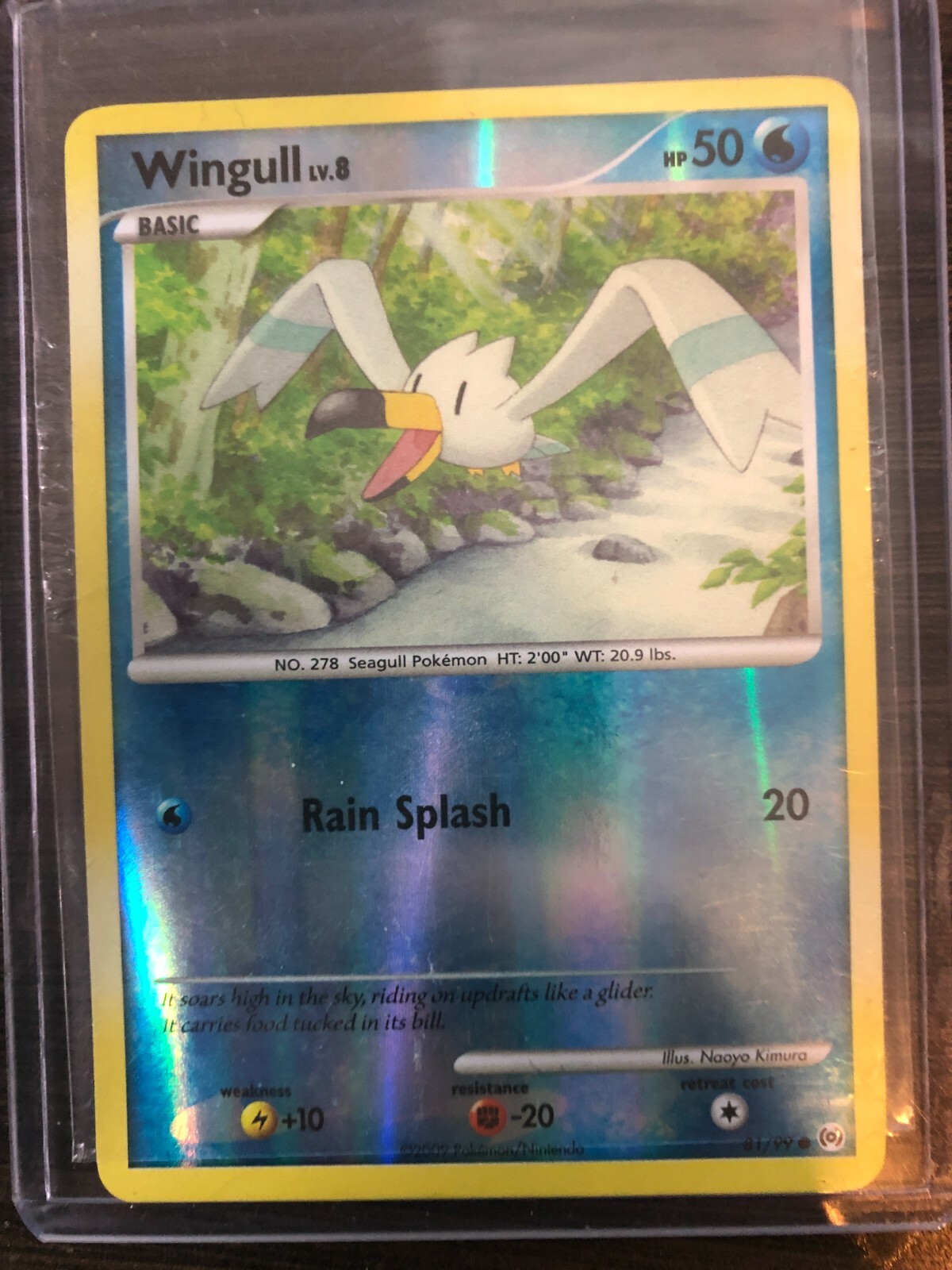 Wingull 81/99 Platinum Arceus reverse holo Pokémon MINT