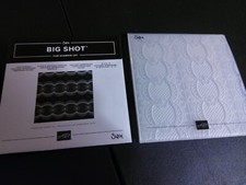 Stampin Up LACE DYNAMIC Sizzix Big Shot Textured Impressions Embossing folder
