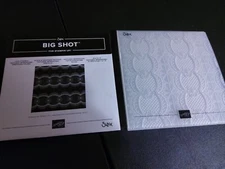 Stampin Up LACE DYNAMIC  Sizzix Big Shot Textured Impressions Embossing folder 