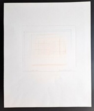 RICCARDO GUARNERI Pittura Analitica t. mista su carta cm.30x25, 1967 autentica