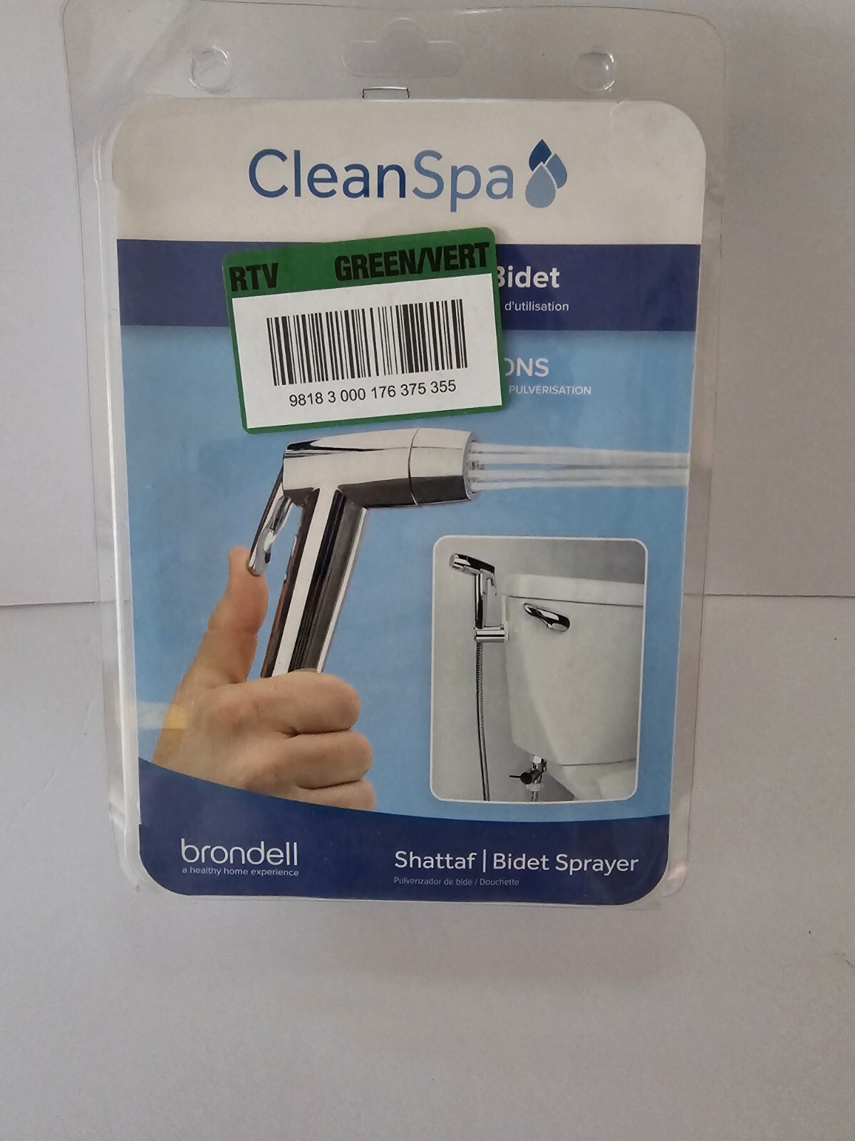 Brondell CSE-37 Easy Hand Held Bidet Sprayer with Dual Spray