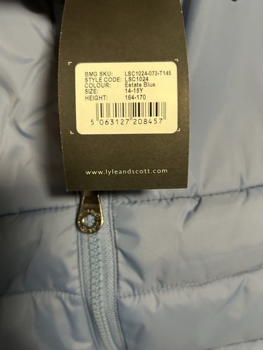 Gilet ragazzo Lyle And Scott Estate blu prezzo di listino £ 59,99 - Foto 4 di 6