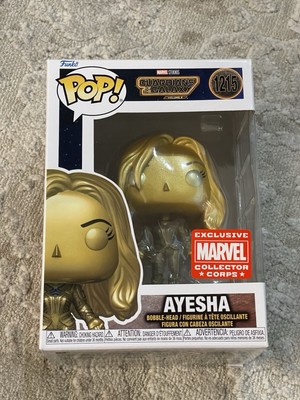Funko Pop! Guardians Of The Galaxy Ayesha #1215 Marvel Collector Corps Exclusive