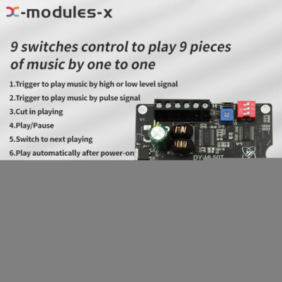 Voice Prompt Module with Integrated MP3 Player and Speaker