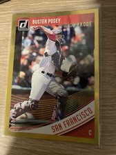 2018 Panini Donruss Gold Press Proof #167 Buster Posey /99 Image Variation SP