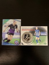 Megan Montefusco Parkside NWSL 2022 Paramount 10TH SEASON COIN Card, FOIL BOARD
