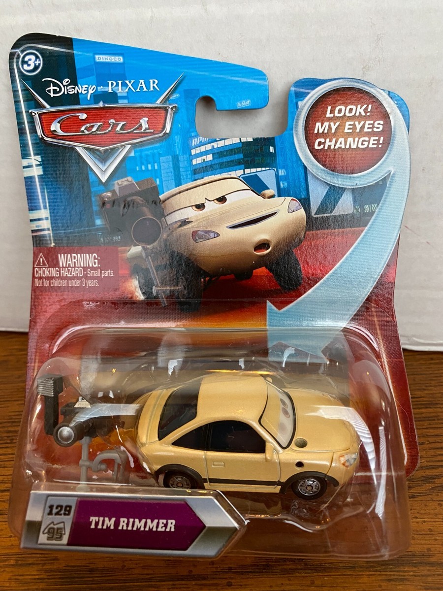 MATTEL DISNEY PIXAR CARS #129 TIM RIMMER LOOK MY EYES CHANGE B10
