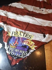 2 Disney PIRATES Of The CARIBBEAN and Pals Fireworks Voyage Bandana Scarf 