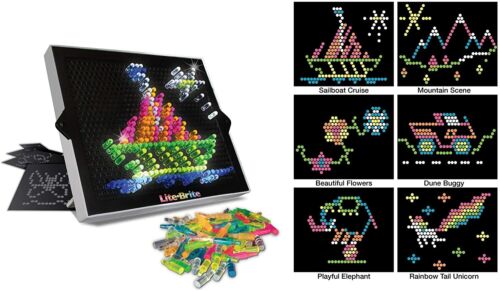 NEW - Classic Lite Brite Retro Toy with Bigger Brighter Screen - Picture 6 of 12